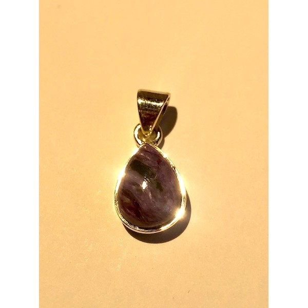 Pendant Charoite in Silver